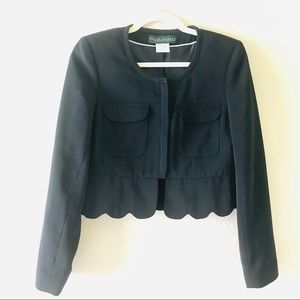 Black Crop Blazer